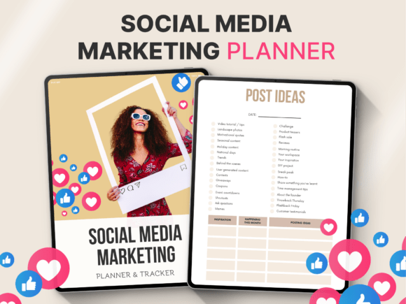 Download Social Media Marketing Planner, Canva - Social media Collection