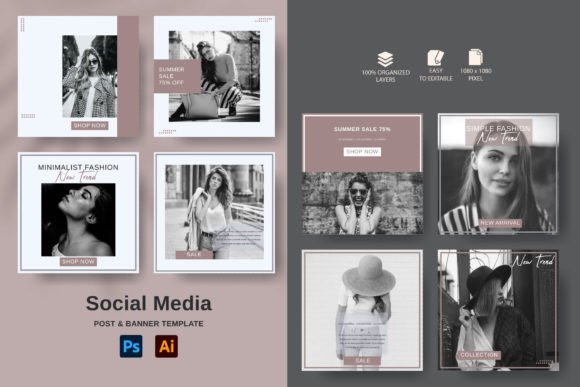 Download Fashion Store Social Media Post - Social media Collection