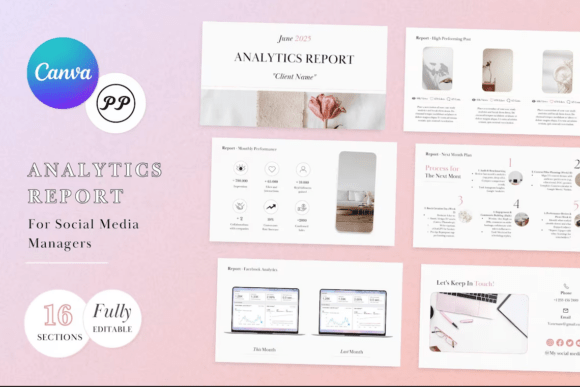 Download Social Media Analytics Report Template - Social media Collection