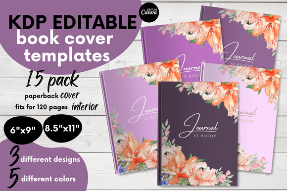 Download 15 Book Cover Bundle Templates/Editable - Cover Collection