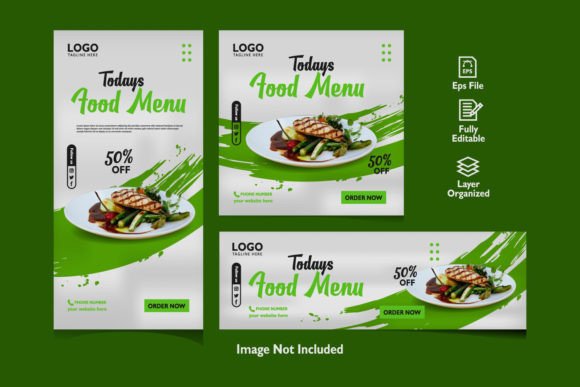 Download Food Menu Social Media Set Promotion - Social media Collection