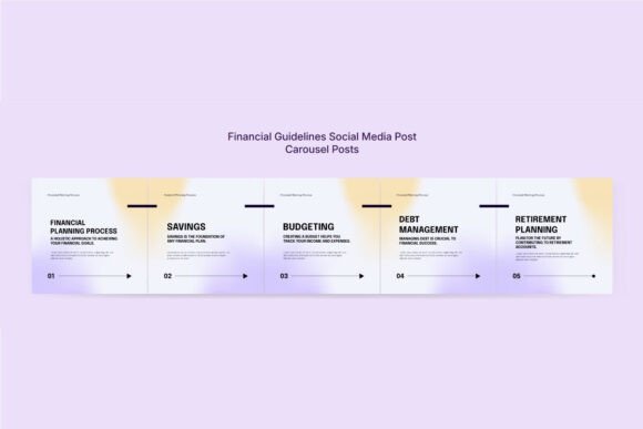 Download Colorful Financial Advice Social Kit - Social Collection