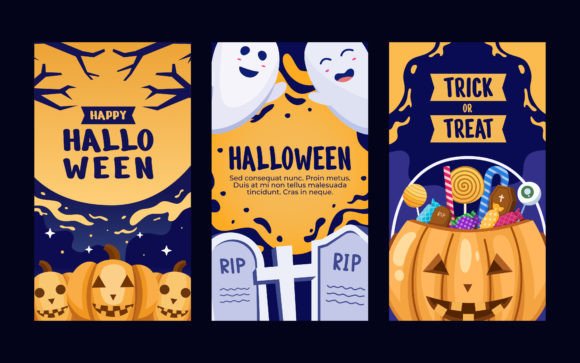 Download Halloween Social Media Story Design - Social media Collection