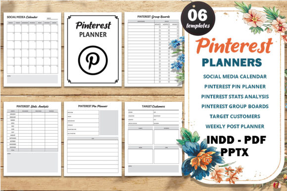 Download Pinterest Planner, Social Media Planner - Social media Collection