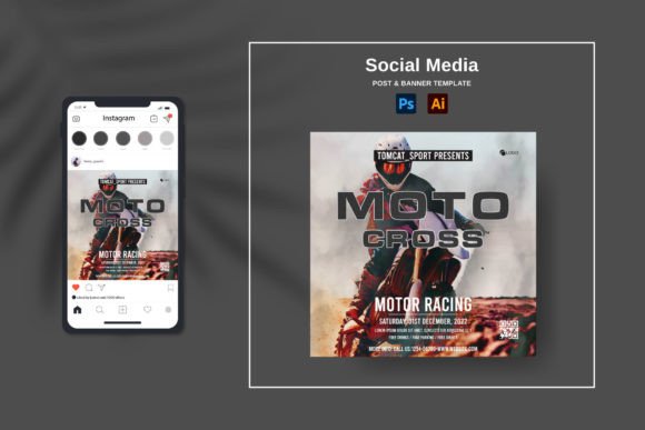 Download Social Media Motocross - Social media Collection