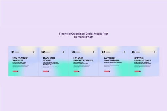Download Colorful Financial Advice Social Kit - Social Collection