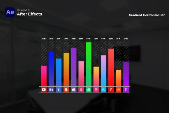 Download Social Media Chart | After Effects - Social media Collection