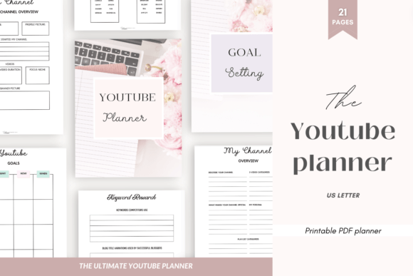 Download Youtube Printable Planner Social Media - Social media Collection