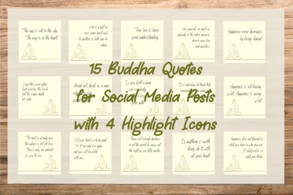 Download Budda Quotes for Social Media Post - Social media Collection