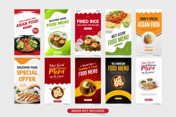Download Food Menu Social Media Story Design - Social media Collection