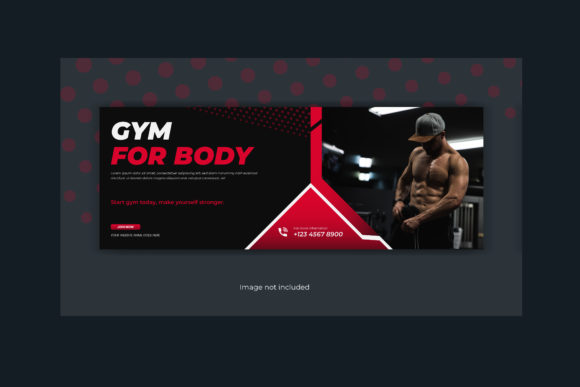 Download Gym Fitness Center Facebook Cover Banner - Cover Collection