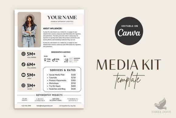 Download 1 Page Media Kit Template - Premium Resources