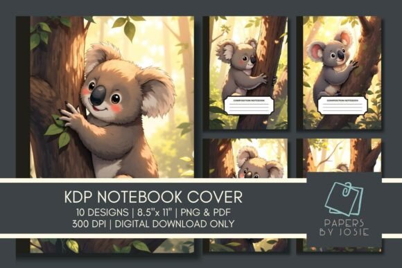 Download Koala in the Tree KDP Notebook Cover - Cover Collection