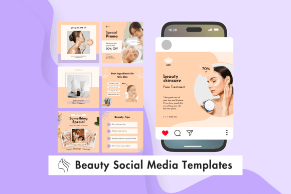 Download Beauty Social Media Templates - Social media Collection