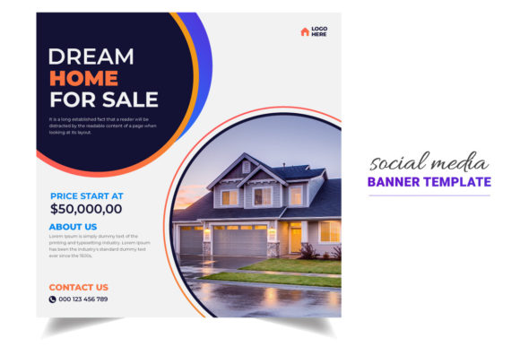 Download Real Estate Social Media Banner Design. - Social media Collection
