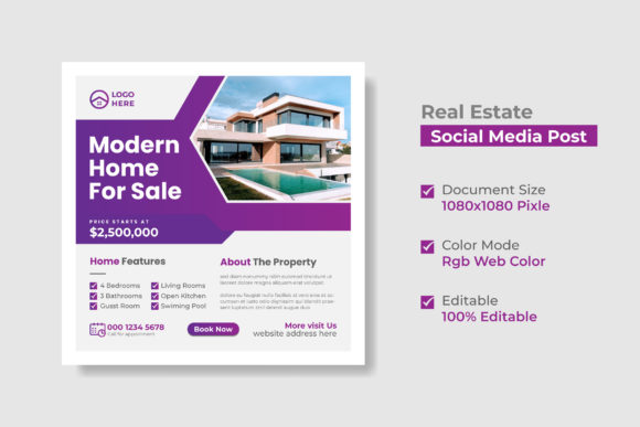 Download Real Estate Social Media Post - Social media Collection