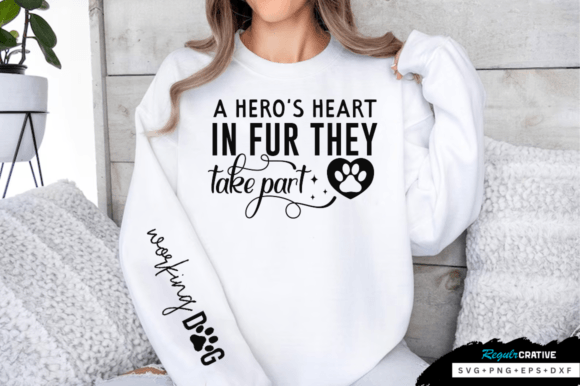 Download A Hero's Heart in Fur They Take Part SVG - Premium Bundle