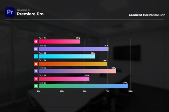 Download Social Media Chart | Premiere Pro - Social media Collection