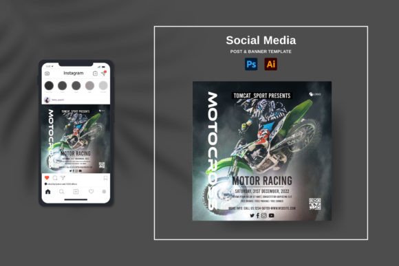 Download Social Media Motocross Event - Social media Collection