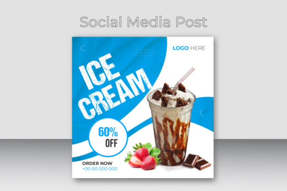 Download Ice Cream Social Media Post Design - Social media Collection