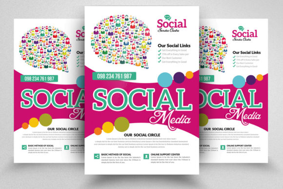 Download Social Media Advertising Flyer - Social media Collection