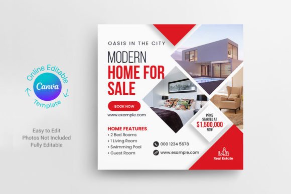 Download Real Estate Social Post Canva Template - Social Collection