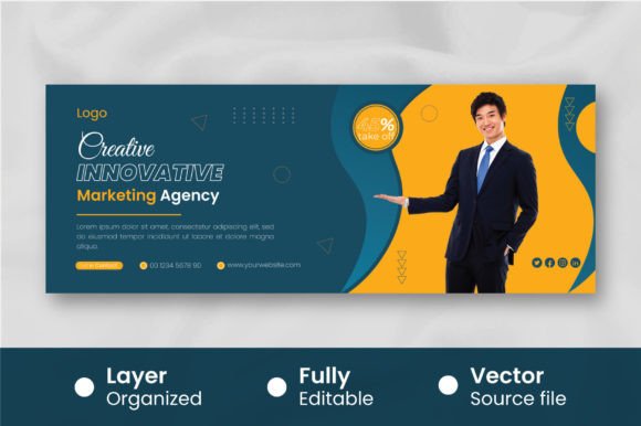Download Modern Business Cover for Facebook Template - Cover Collection