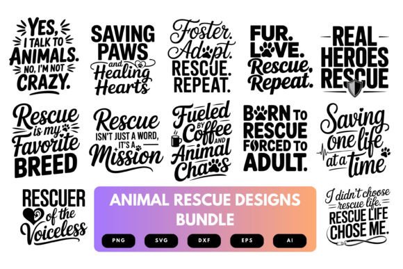 Download Animal Rescue SVG Bundle - Premium Bundle