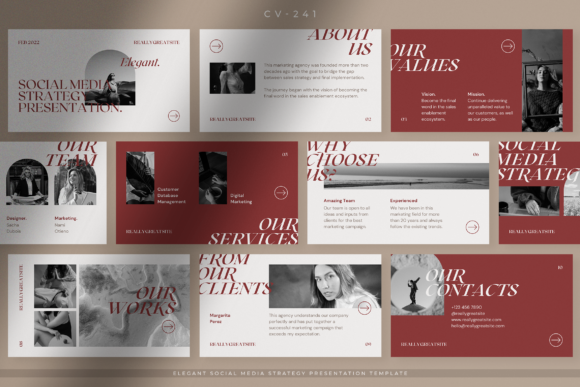 Download Social Media Strategy Presentation - Social media Collection