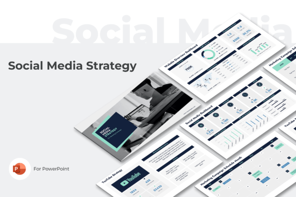 Download Social Media Strategy PowerPoint - Social media Collection