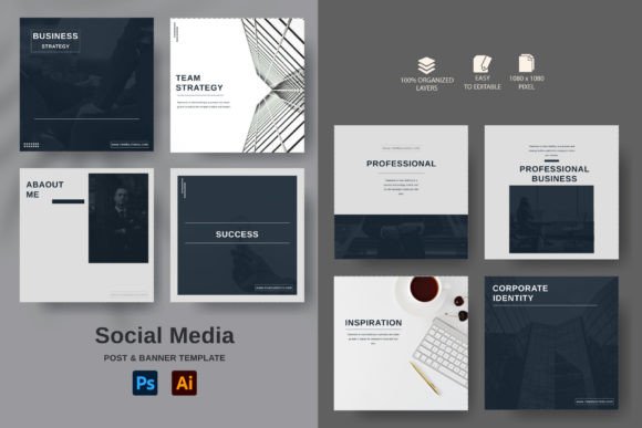 Download Minimalist Business Social Media - Social media Collection
