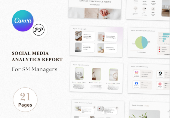 Download Social Media Analytics Report Template - Social media Collection