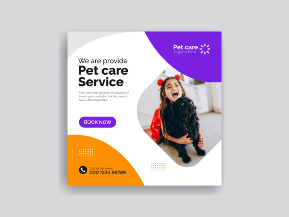 Download Pet Care Social Media Post Ads Banner - Social media Collection