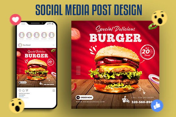 Download Modern Delicious Food Menu Social Post - Social Collection