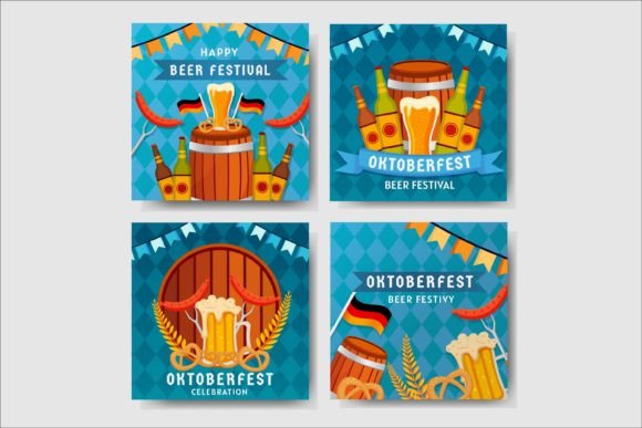 Download Oktoberfest Social Media Post Design - Social media Collection