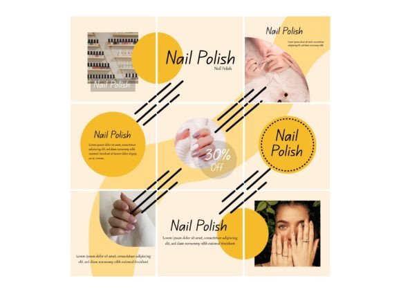 Download Media Social Template Beauty Nail Polish - Social Collection