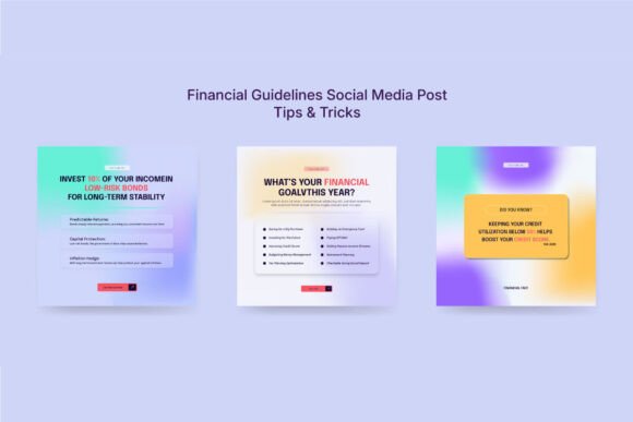 Download Colorful Financial Advice Social Kit - Social Collection