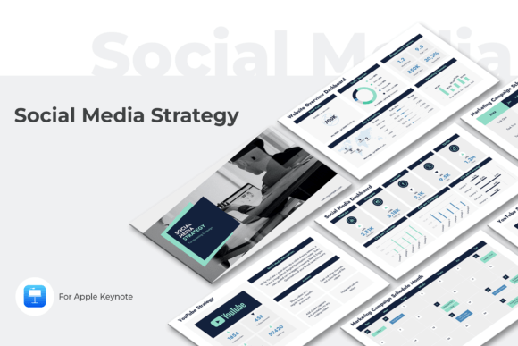Download Social Media Strategy Keynote Template - Social media Collection