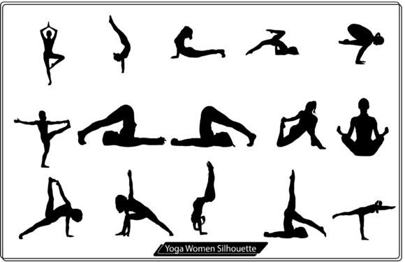 Download Silhouettes of Slim Girl Yoga - Slim Collection