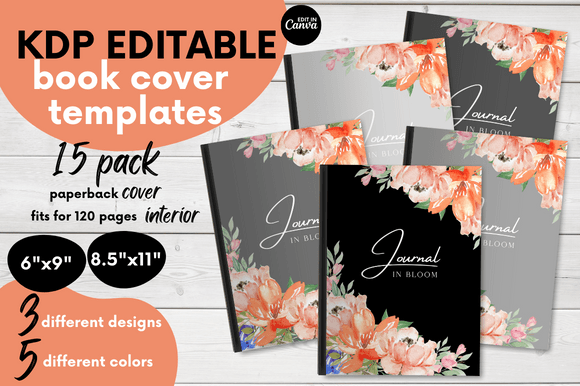 Download 15 Book Cover Bundle Templates/ Editable - Cover Collection